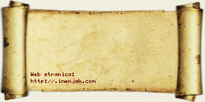 Irina Debeljak vizit kartica